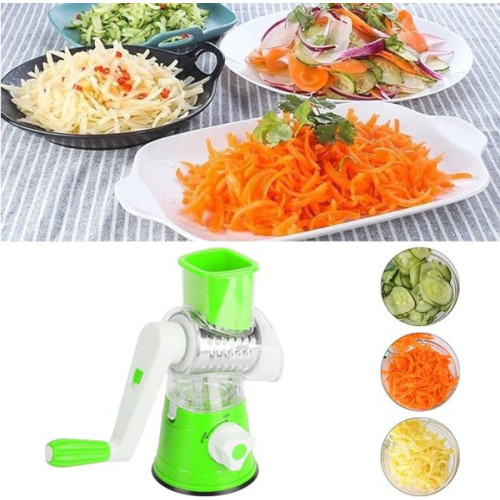 3-in-1 Multifunctional Vegetable Slicer – Manual Slicer, Grater & Cutter for Fruits and Vegetables 3-in-1 Multifunctional Vegetable Slicer – Manual Slicer, Grater & Cutter for Fruits and Vegetables